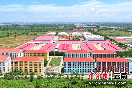 图为老挝万象赛色塔综合开发区。 图为老挝万象赛色塔综合开发区。